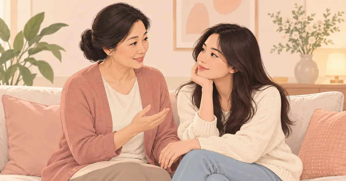 Mẹ dùng lời đơn giản giúp con gái hiểu khí hư tuổi dậy thì