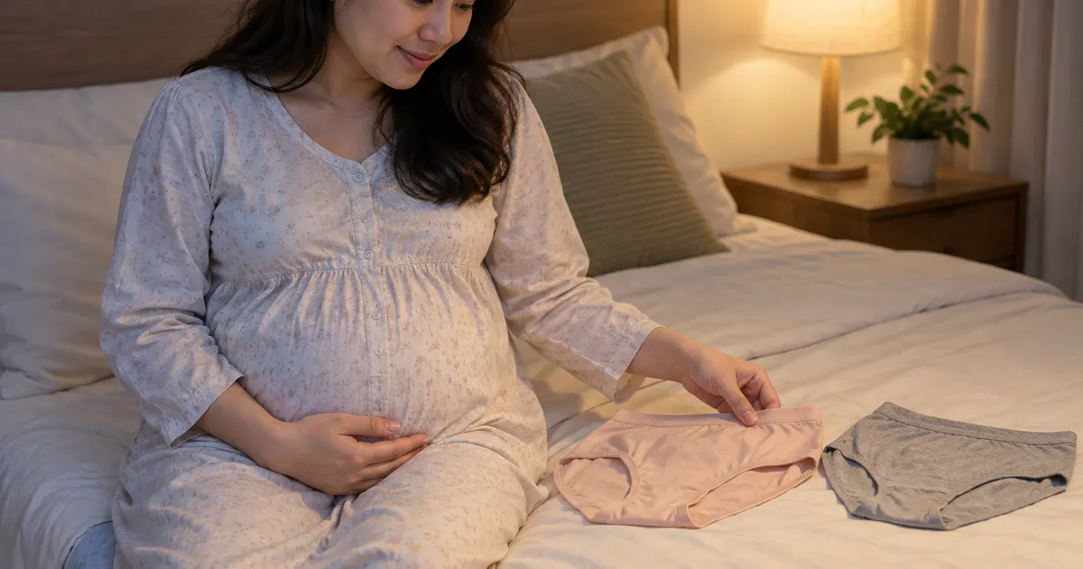 Mẹ bầu có nên mặc quần lót ban đêm khi nghỉ ngơi thoải mái