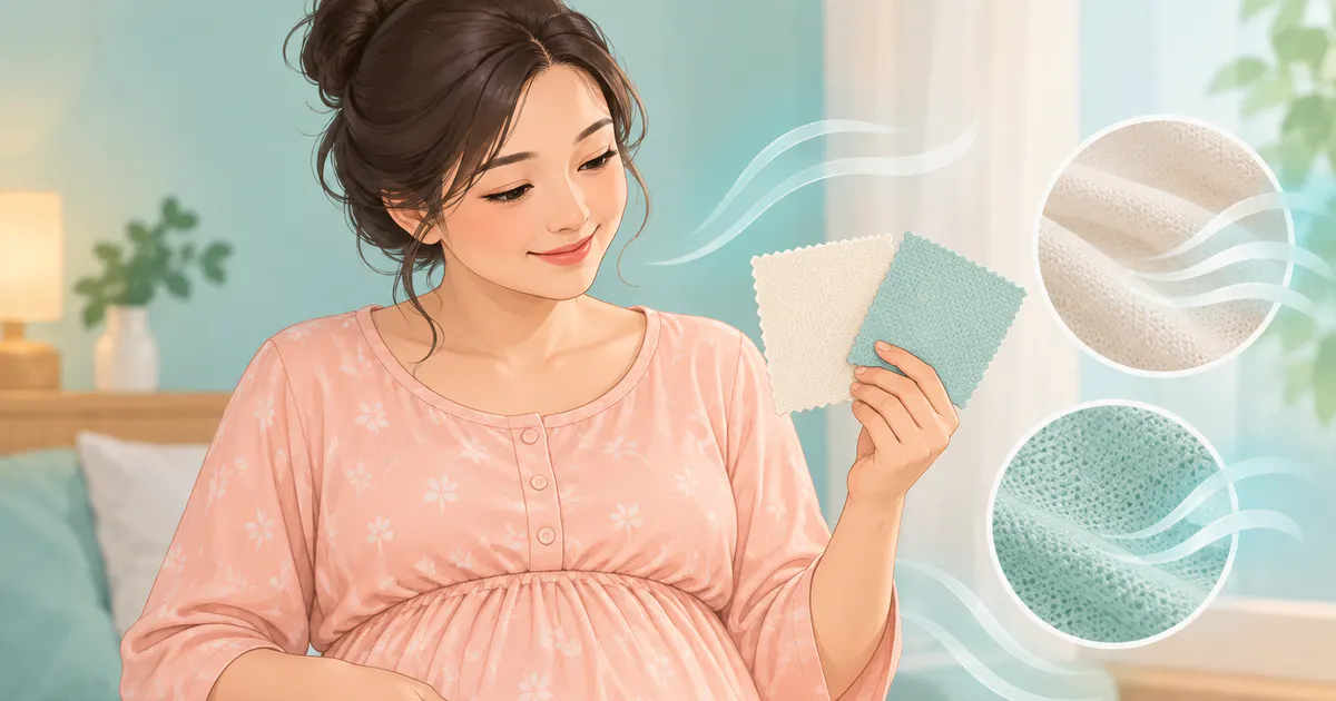 Mẹ bầu chọn đồ ngủ theo độ thoải mái và khả năng thoáng khí
