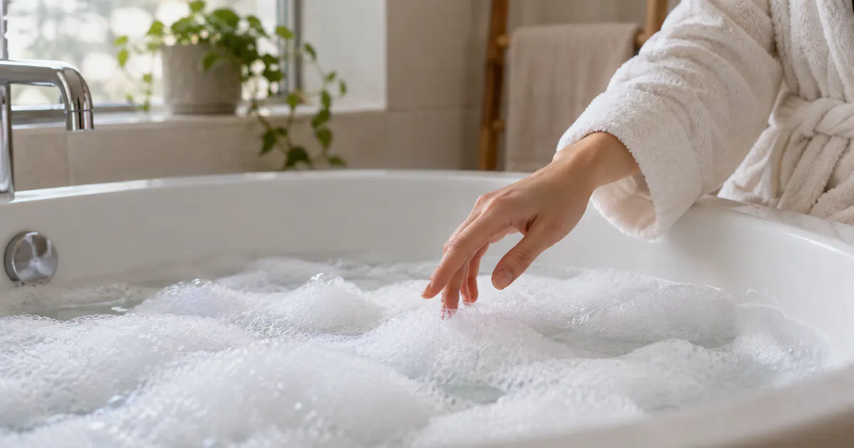 Bọt tắm có thể làm da âm hộ nhạy cảm bị khô và kích ứng
