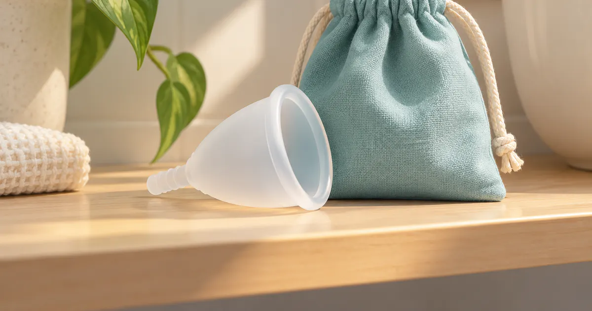 Cách bảo quản cốc nguyệt san khi không dùng trong túi vải sạch và thông thoáng