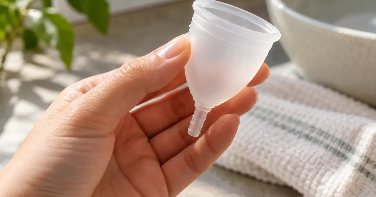 Kiểm tra bề mặt và hình dạng cốc nguyệt san trước khi dùng lại