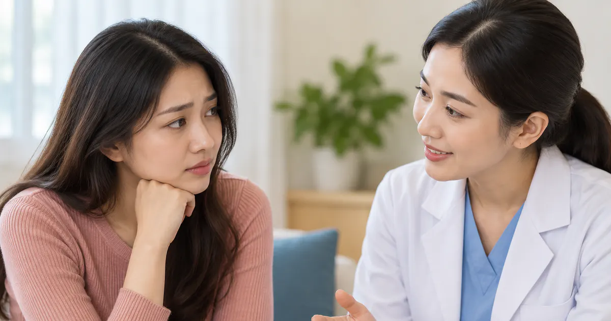 Trao đổi với nhân viên y tế khi rát âm hộ sau quan hệ kéo dài
