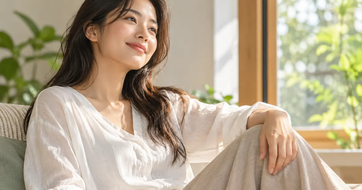 Phụ nữ mặc trang phục kín đáo thực hành cách giữ da âm hộ khô thoáng trong ngày dài