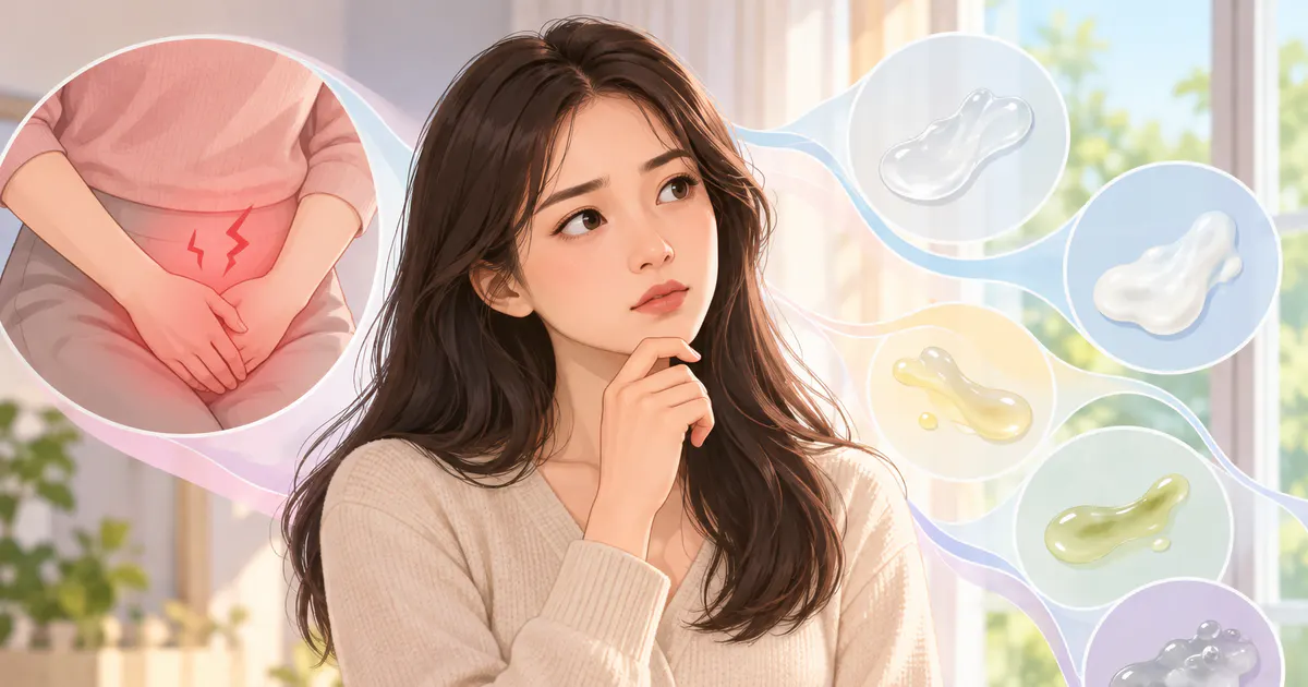 Minh họa nhận biết thay đổi bất thường của khí hư