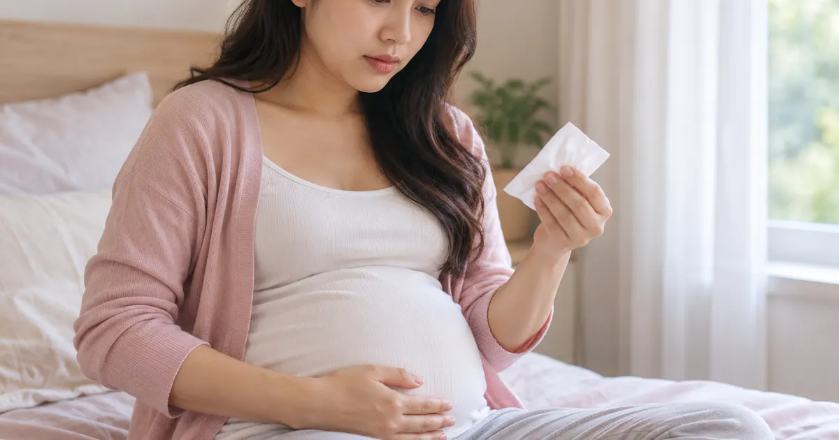 Người mang thai theo dõi khí hư thay đổi trong thai kỳ khi nào là bất thường tại nhà