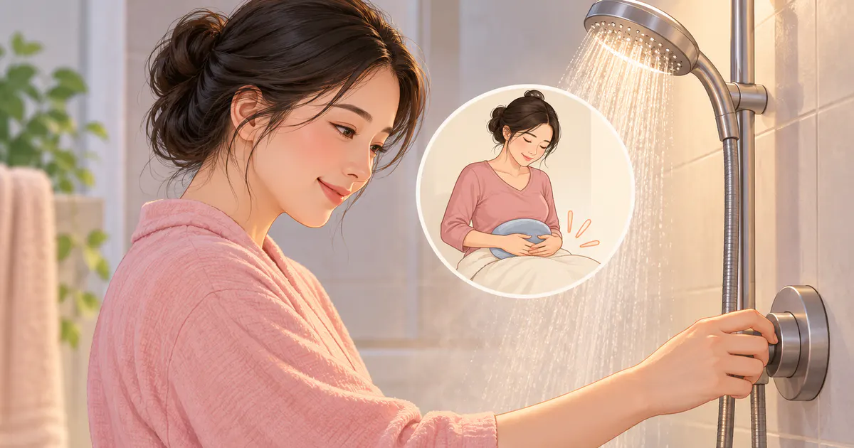 Minh họa mẹ sinh thường chăm sóc nhẹ nhàng vùng tầng sinh môn