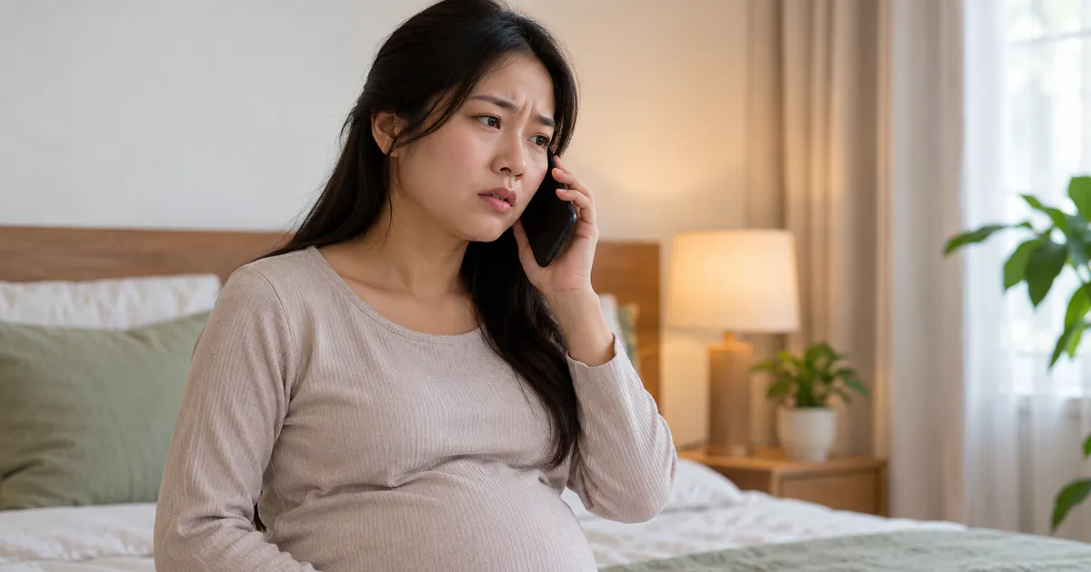Mẹ bầu chủ động liên hệ cơ sở y tế khi có dấu hiệu bất thường