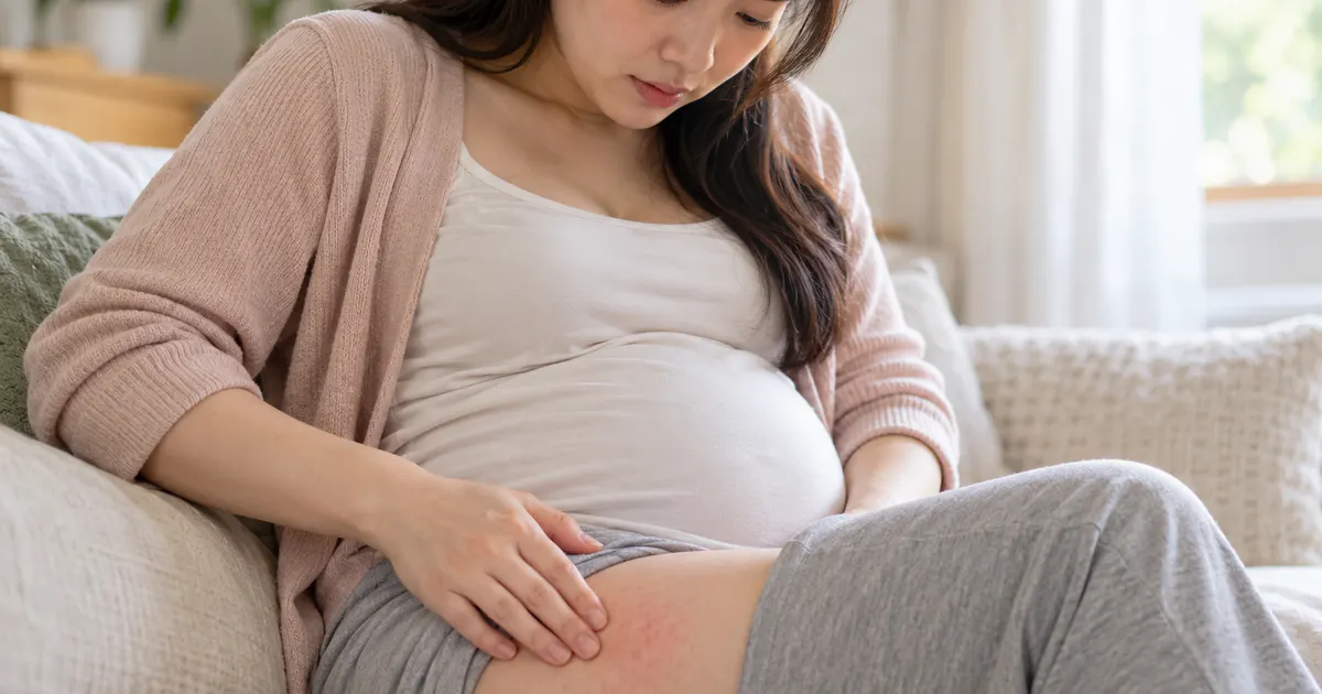 Mẹ bầu bị kích ứng da do băng vệ sinh hằng ngày đang tìm cách chăm sóc dịu nhẹ