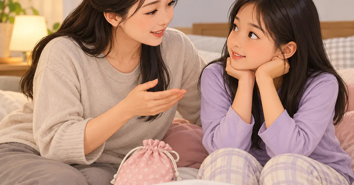 Cha mẹ hướng dẫn vệ sinh vùng kín cho bé gái trước kỳ kinh đầu tiên trong không gian riêng tư