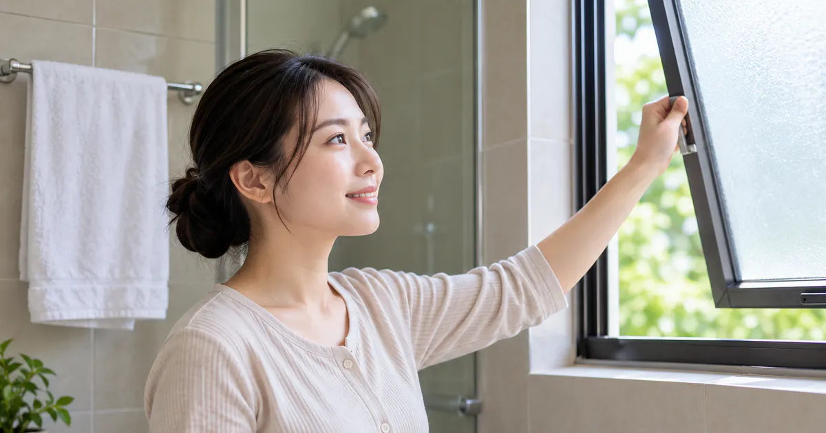 Thông gió nhà tắm và treo khăn đúng cách để không gian sống bớt ẩm